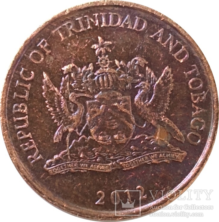 Тринидад и Тобаго 1 цент, 2012