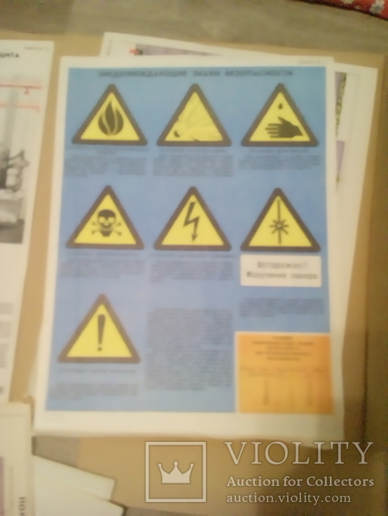 Пожарная безопасность на предприятиях.Набор плакатов.1988г., фото №8