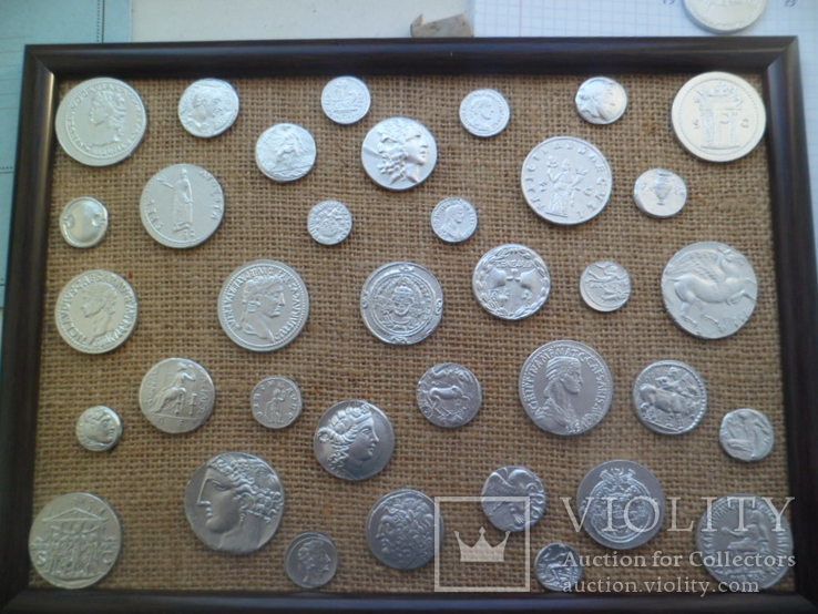 Монета античного периода копия 21см-30 см, фото №2