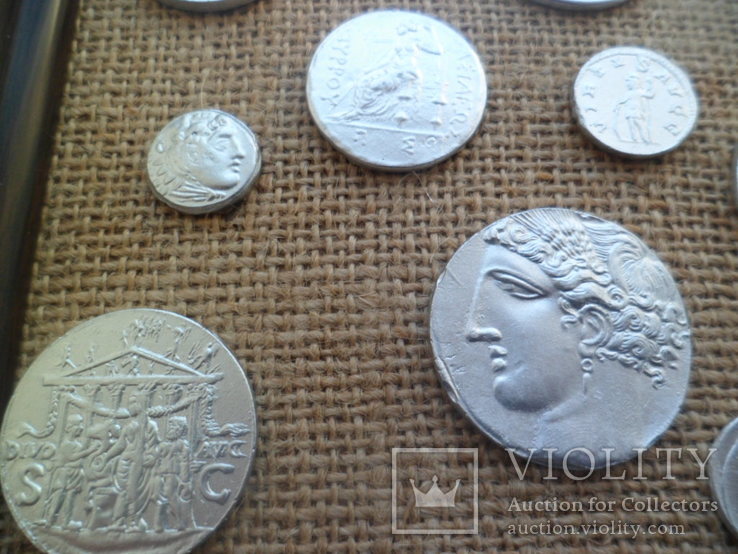 Монета античного периода копия 21см-30 см, фото №6