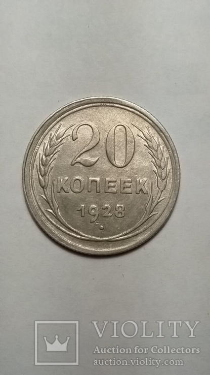 20 копеек 1928 года перепутка
