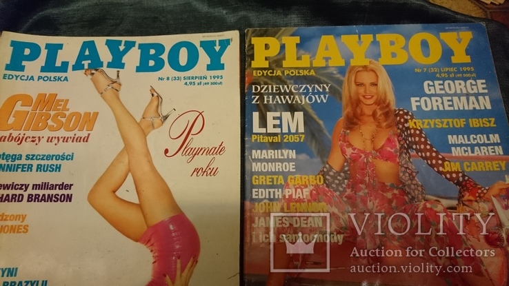 Журналы Playboy.Плейбой .5 шт .1995 и 1996 г.Польские., фото №3