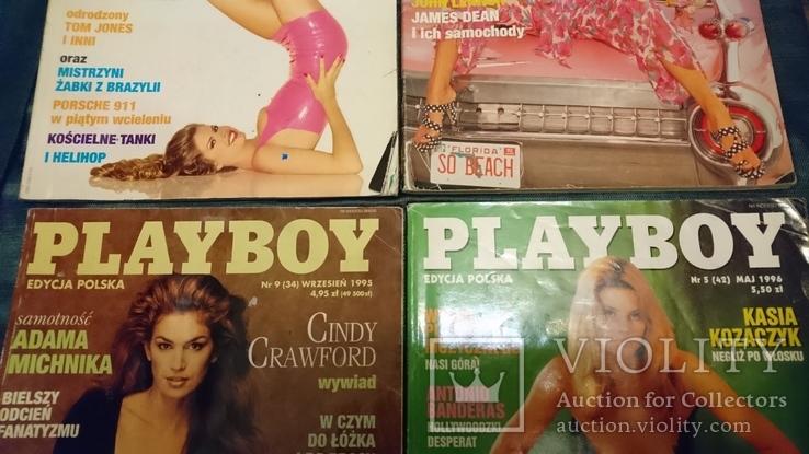 Журналы Playboy.Плейбой .5 шт .1995 и 1996 г.Польские., фото №4