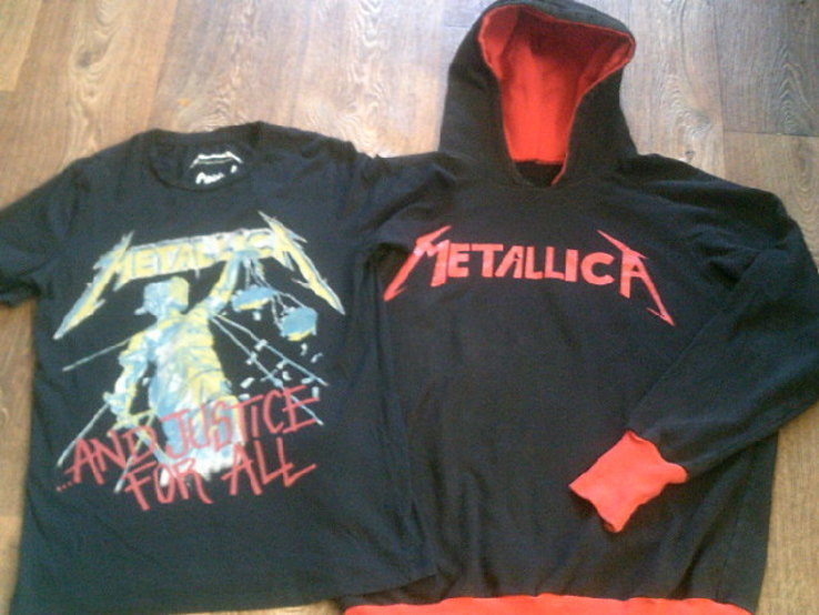 Metallica - фирменная толстовка+футболка, фото №3