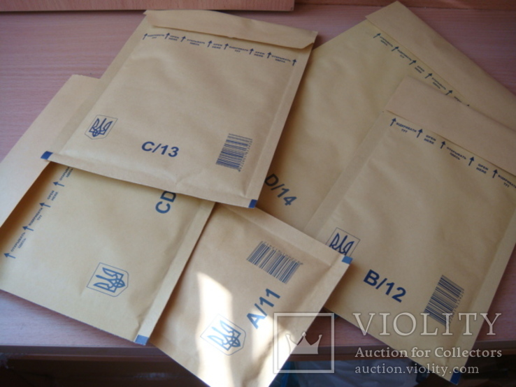 Конверты украинские Экстра А11,B12,C13,D14,CD по 20 шт, фото №2