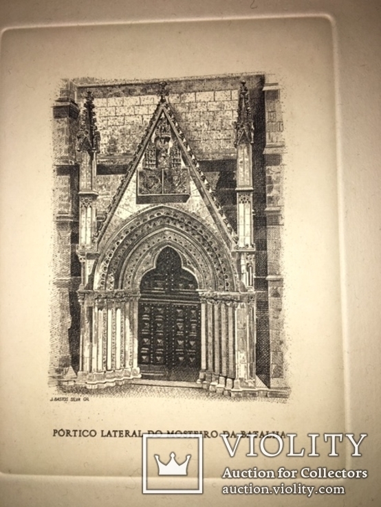 Гравюра, офорт J. Bastos Silva, авторская, Португалия, фото №2