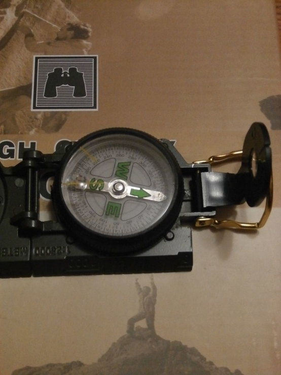 Армейский компас Lensatic (пластик, олива)​, фото №3