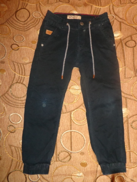Утеплённые коттоновые брюки GRACE, размер 122, фото №2