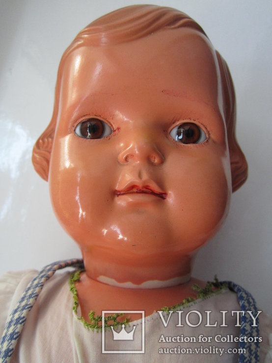 Старинная кукла целлулоид Cellba 40-50гг Германия, фото №11