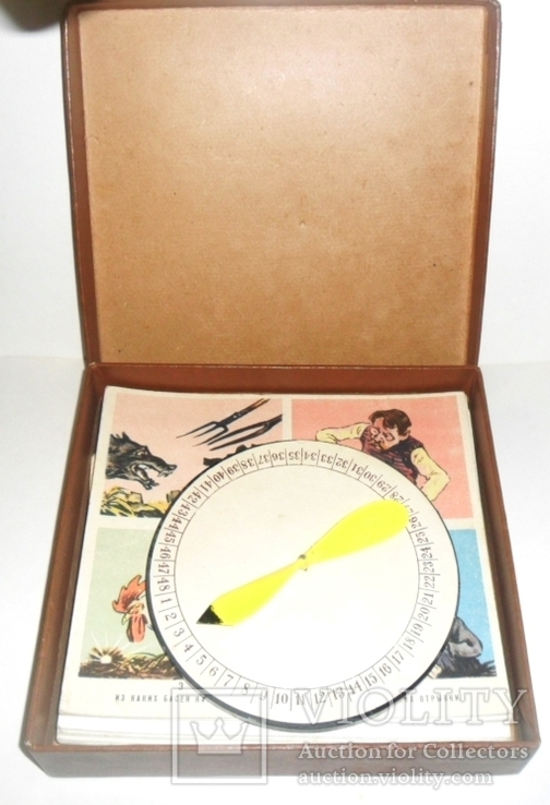 Детская настольная игра" кто лучше знает басни" 1964 г. тир. 15000, фото №3