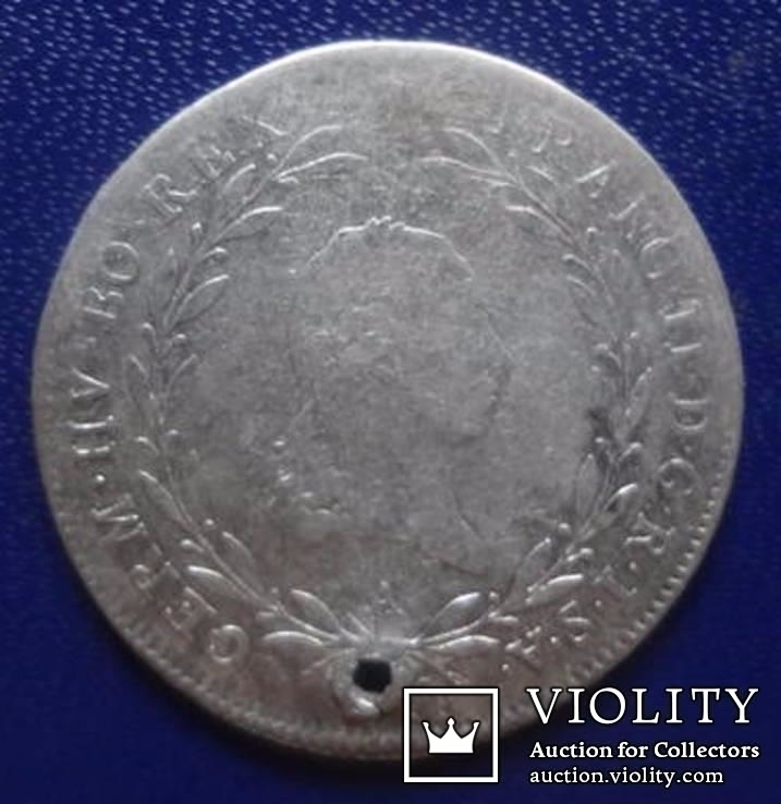 20 крейцеров 1792 Франц II Австрия серебро (е,5,6), фото №4