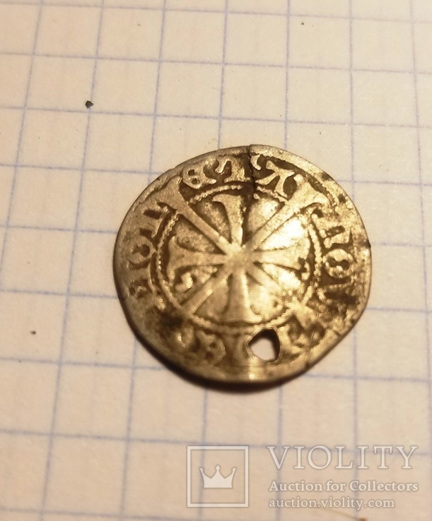 Монета Леонарда 1462-1500р, фото №2
