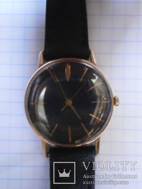 Муж. часы Луч СССР  Золото 15 грамм, фото №2
