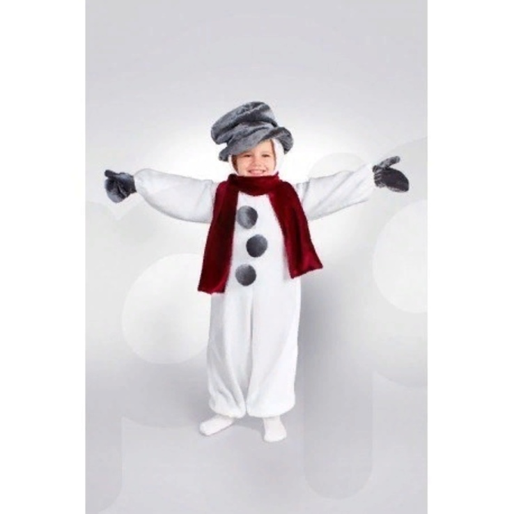 Новогодний костюм "Снеговик" ТМ Сашка, размер 110-122, фото №2