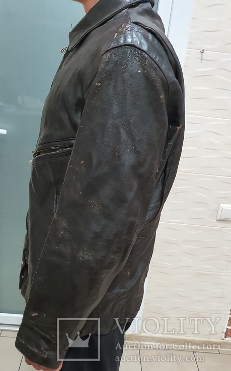 Куртка кожаная летчика, фото №3
