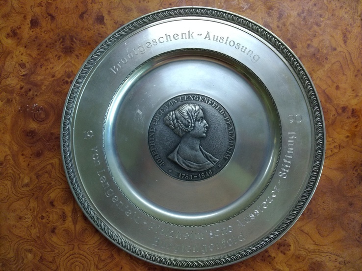Настенная тарелка-Бургленгенфельд (Германия),металл, фото №2