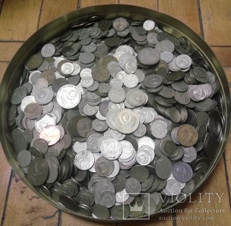 Монеты СССР (бронза, никель) 5,6 кг