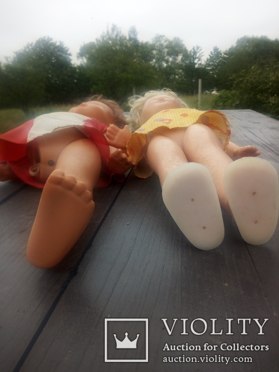 Лялька дві штуки СССР одна без ноги, фото №8