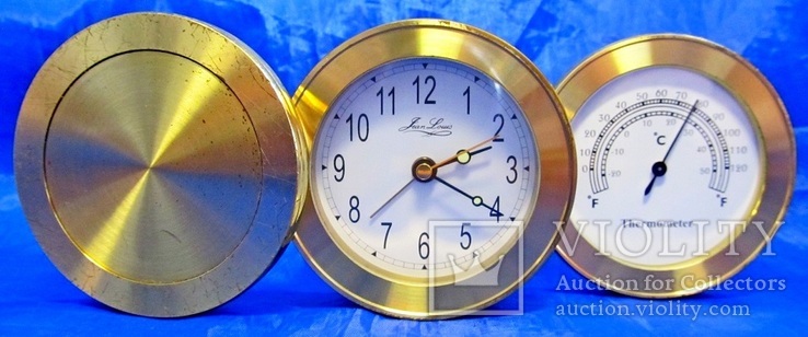 Дорожные часы-будильник-барометр Jean-Louis, фото №2