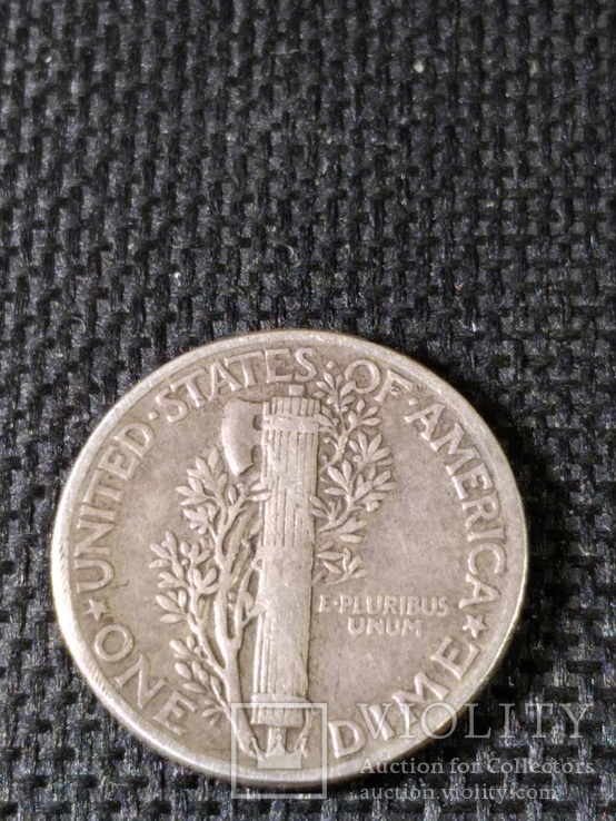 One dime 1944 года, фото №3