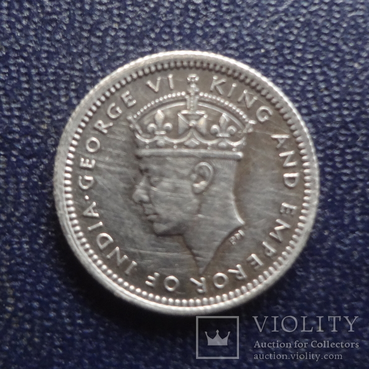 5 центов 1948  Малайя  серебро   (1.1.2)~, фото №2