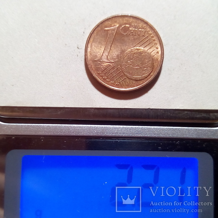 Испания 1 евро цент 2016 год (553), фото №5