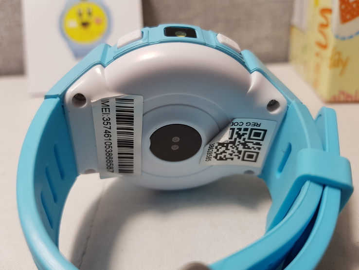 Детские телефон часы с GPS трекером Q360 Blue, фото №6