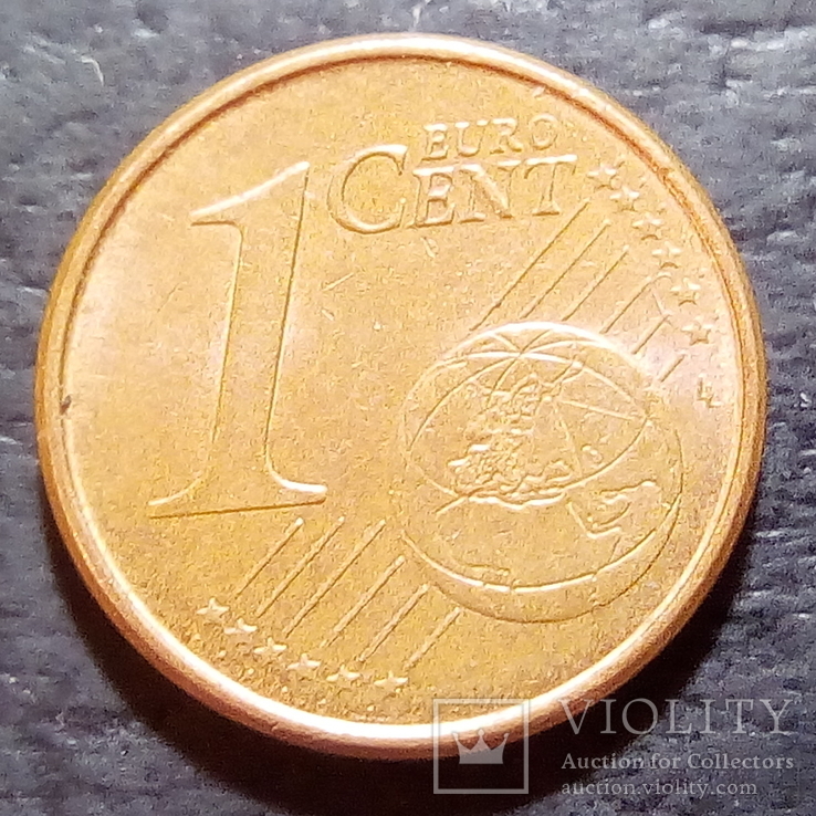 Испания 1 евро цент 2012 год (554), фото №2