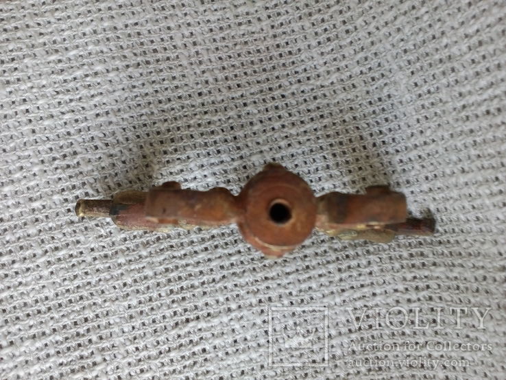 Деталь от старинной, подвесной керосиновой лампы (нижняя часть), фото №5