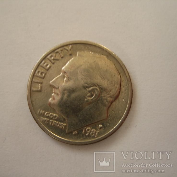 США  10 центов 1981 года.P, фото №2