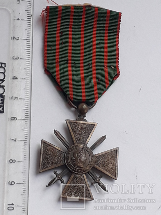 Военный Крест 1914-1917 гг., Франция