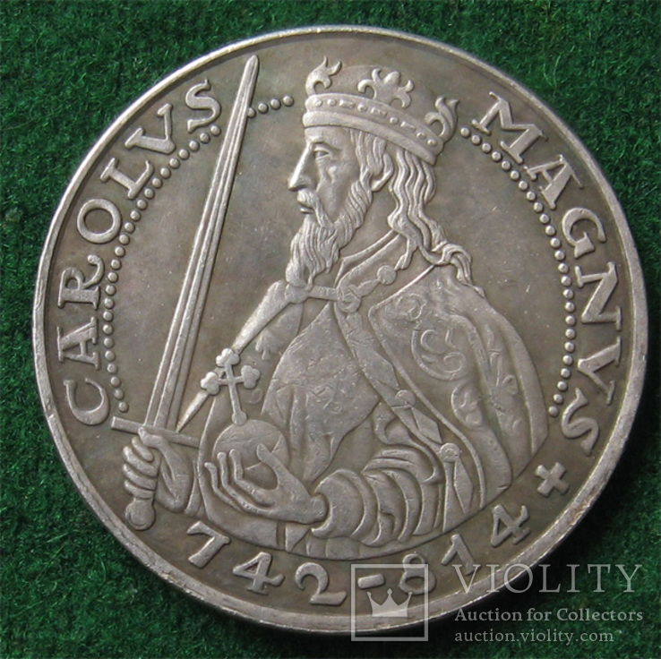 Копия: медаль-монета Карл Великий. Германия., фото №2