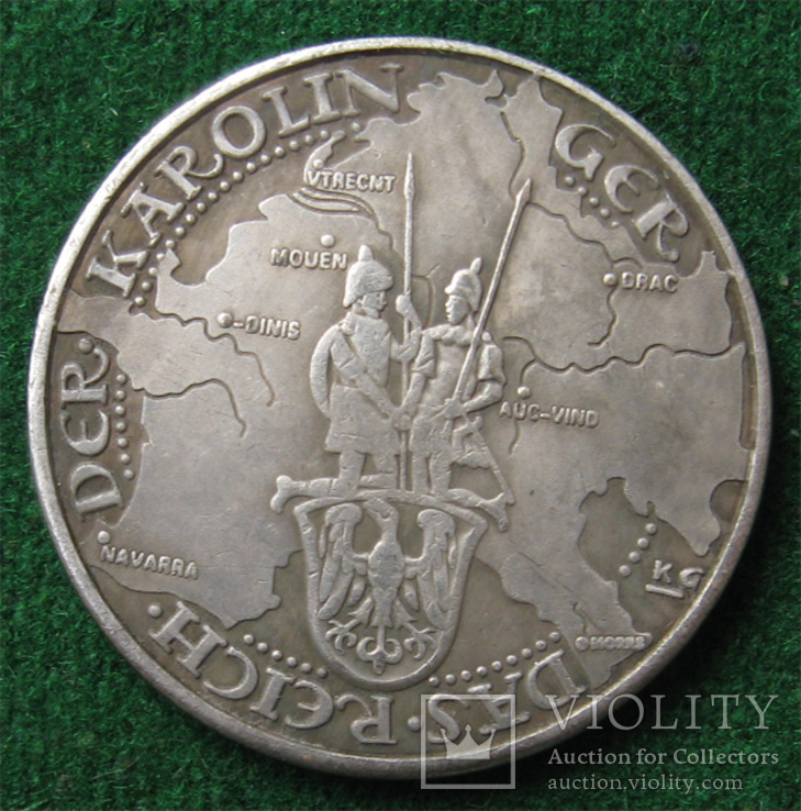 Копия: медаль-монета Карл Великий. Германия., фото №5