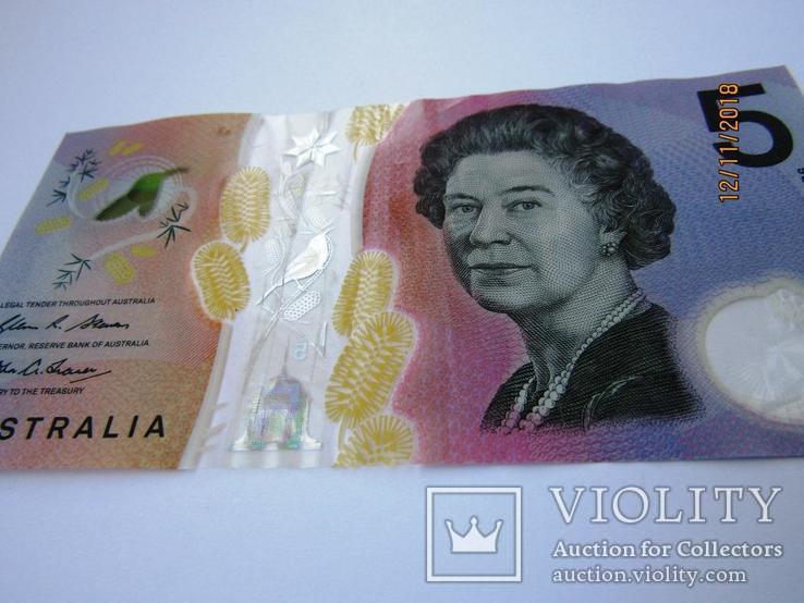 Австралия 5 доллар-2, фото №3