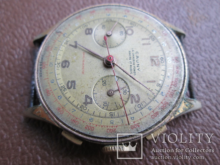 Швейцарские часы Cauny Хронограф, фото №3