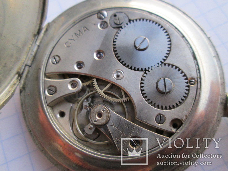 Швейцарские карманные часы CYMA, фото №4