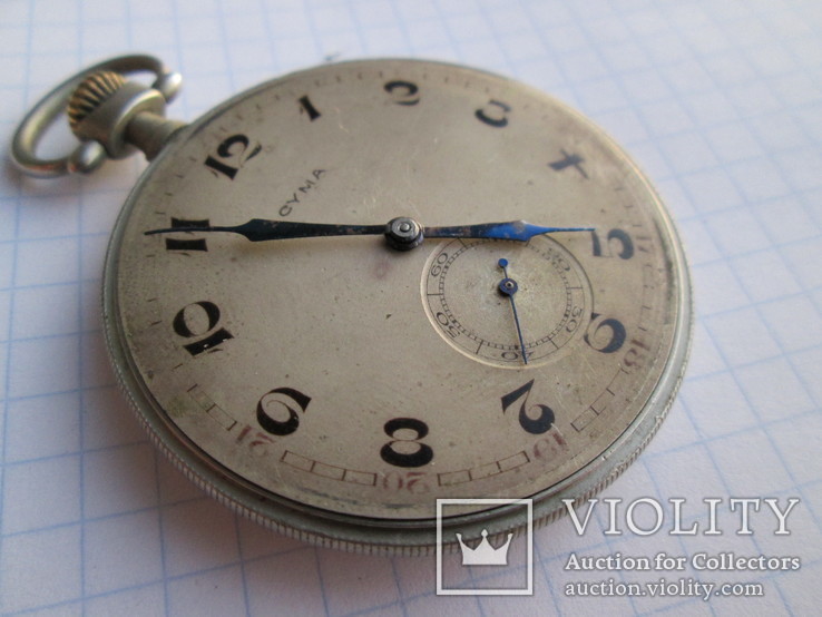 Швейцарские карманные часы CYMA, фото №9