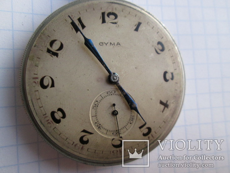 Швейцарские карманные часы CYMA, фото №12