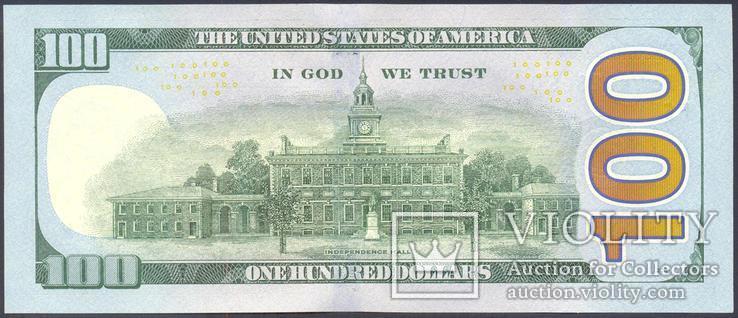 США - 100 $ долларов 2009 A - Cleveland (D4) - UNC, Пресс, фото №4