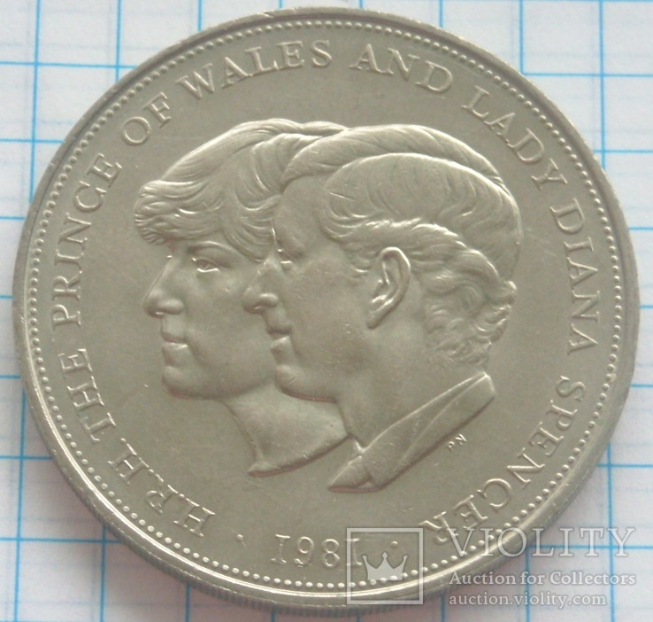  25 пенсов, Великобритания, 1981г.