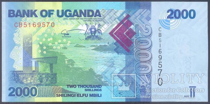 Уганда - 2000 шиллингов 2017 - UNC, Пресс, фото №3