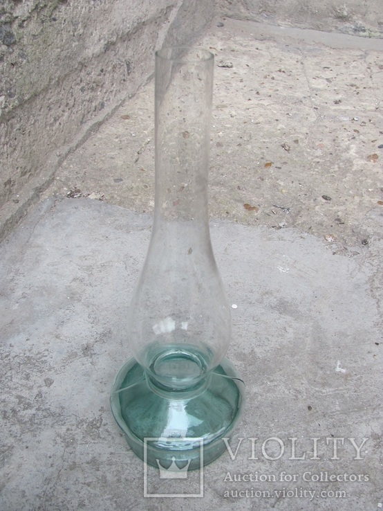 Емкость и стекло керосиновой лампы, фото №4