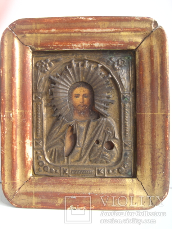 Икона Иисус Христос, размер без рамки - 13.5 * 10.5 см., фото №2