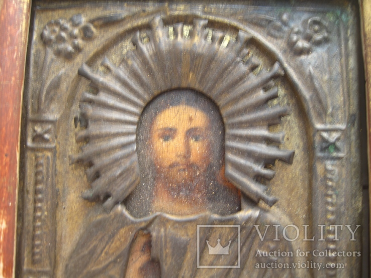 Икона Иисус Христос, размер без рамки - 13.5 * 10.5 см., фото №3