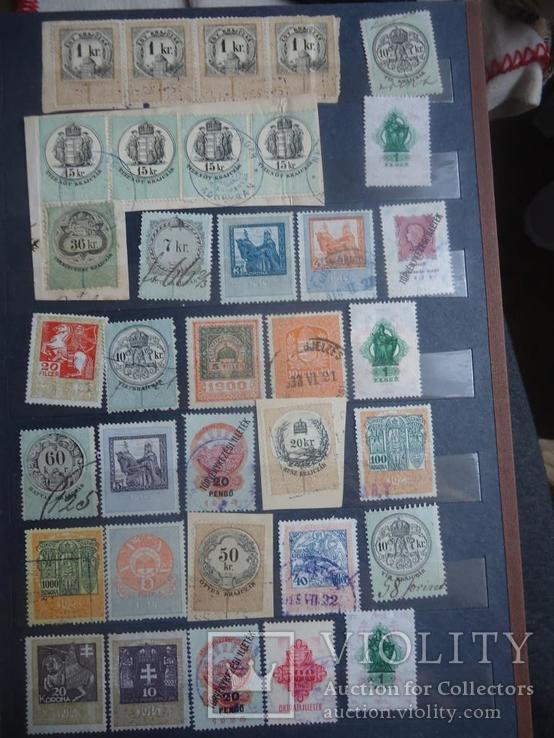 Австро-венгрия 35 документных марок 1900-х гг