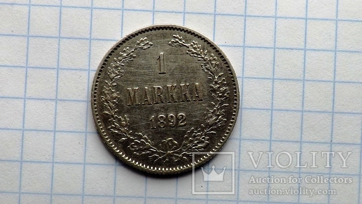 1 марка 1892 XF-, фото №2