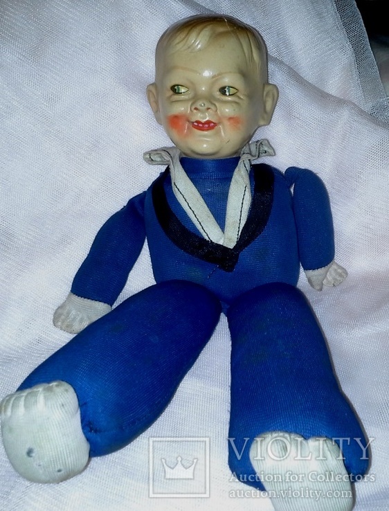 Антикварная кукла - Морячок