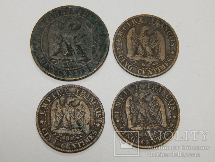 4 монеты Франции