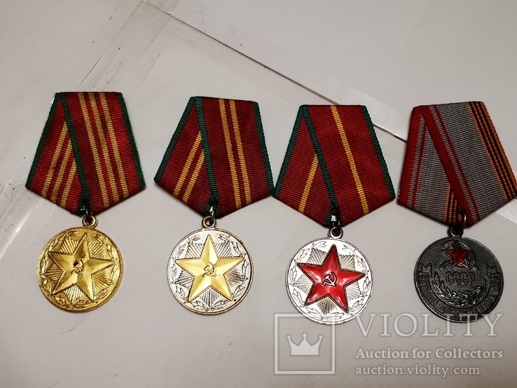 Комплект медалей "За безупречную службу"