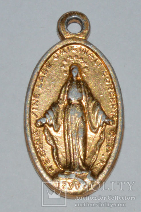Икона нательная католическая, фото №2